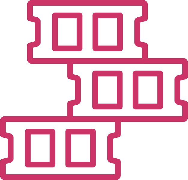 ベクトルデザイン コンクリートブロックアイコンスタイル