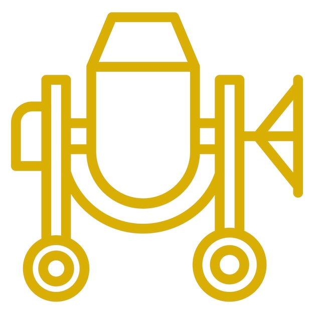 Vector Design Concrete Mixer Icon Style