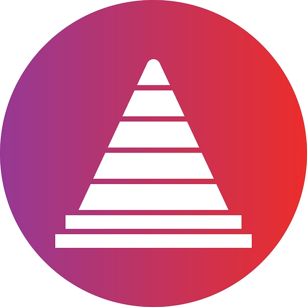 Vector Design Cone Icon Style