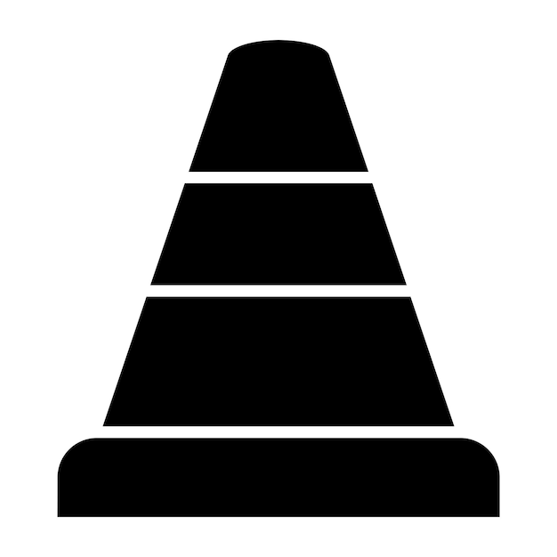 Vector Design Cone Icon Style