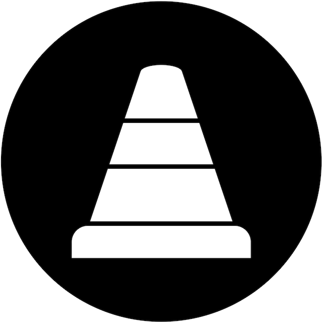 Vector Design Cone Icon Style