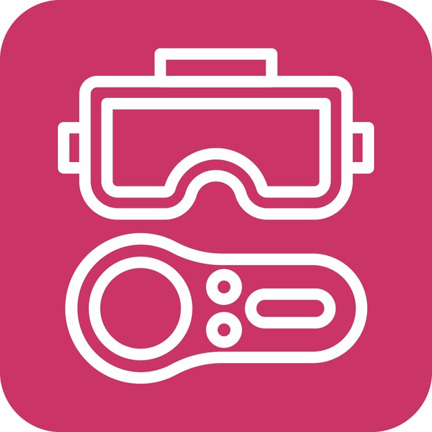 Vector Design Console Icon Stijl
