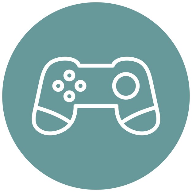 Vector Design Console Icon Stijl