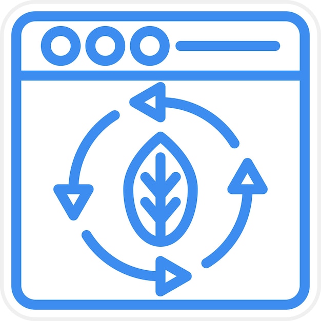 Vector Design Continuous Updating Icon Style
