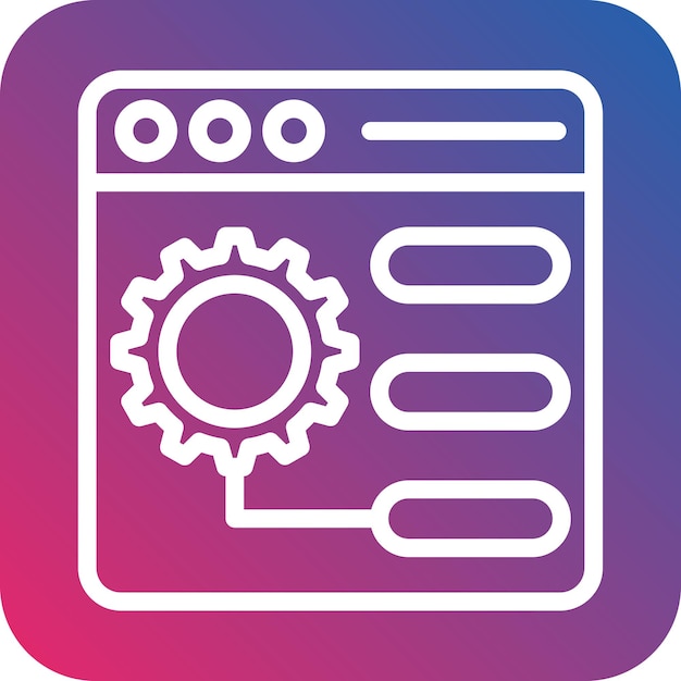 Vector Design Control Panel Icon Style