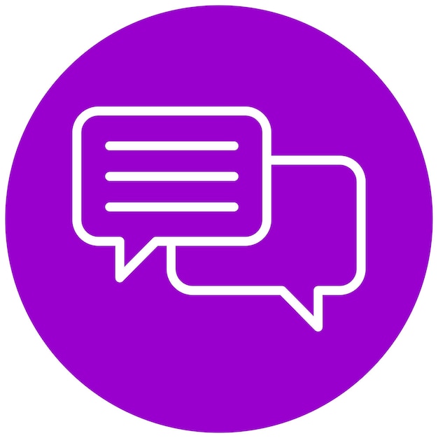 vector design conversation icon style