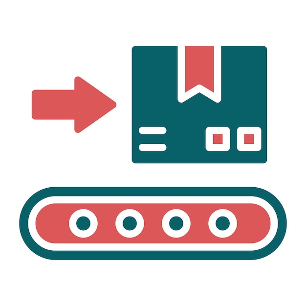 Vector vector design conveyor belt icon style