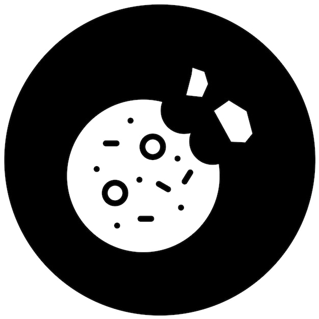 Vector vector design cookie icon style