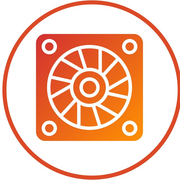 Vector Design Cooling System Icon Style