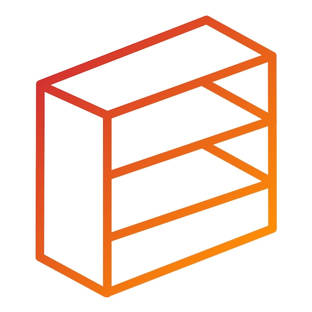 Vector Design Corner Shelf Icon Style