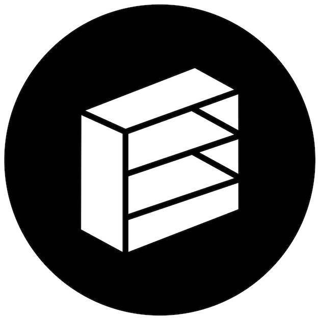 Vector Design Corner Shelf Icon Style