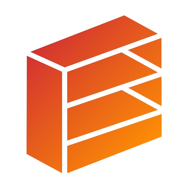Vector Design Corner Shelf Icon Style