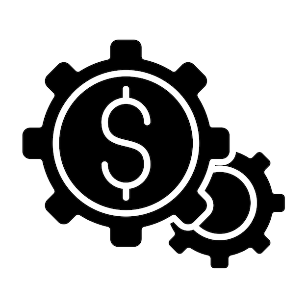 Vector Design Cost Management Icon Style