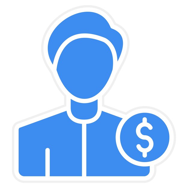 Vector Design Cost Per Lead Icon Style