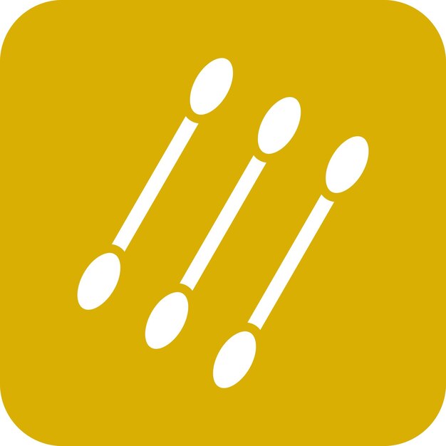 Vector design cotton swabs icon style