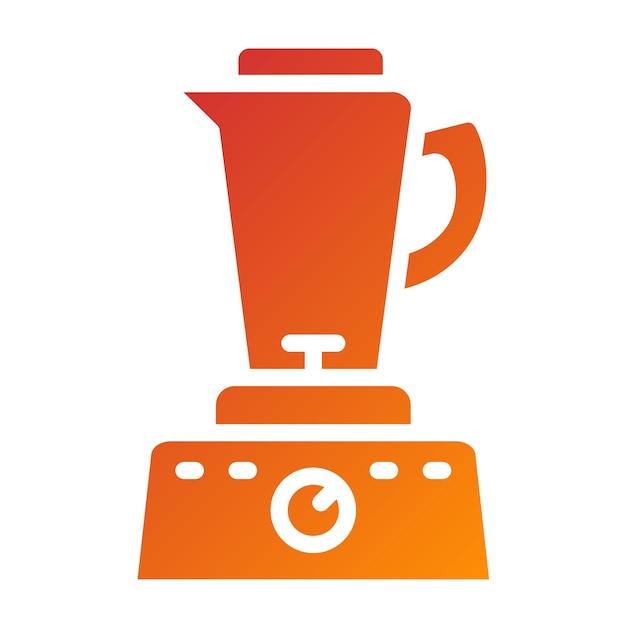 Vector Design Countertop blender Icon stijl
