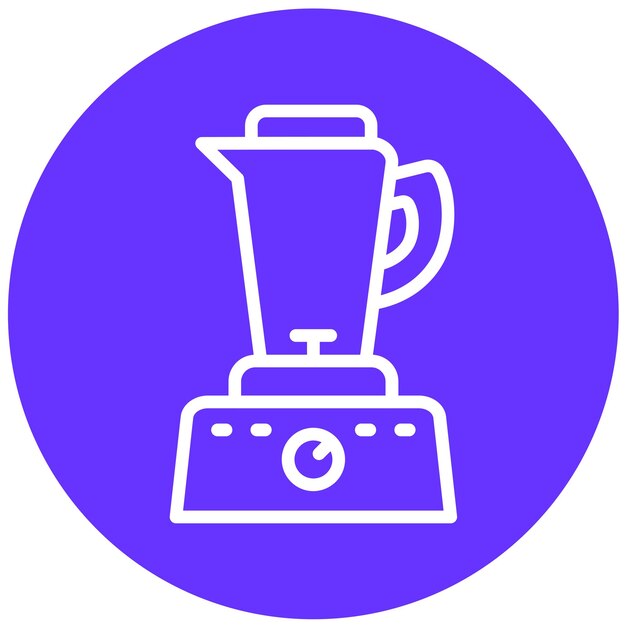 Vector Design Countertop blender Icon stijl