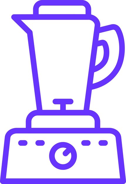 Vector Design Countertop blender Icon stijl