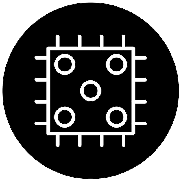 Vector vector design cpu socket icon style