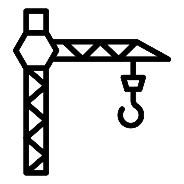 Vector Design Crane Icon Style