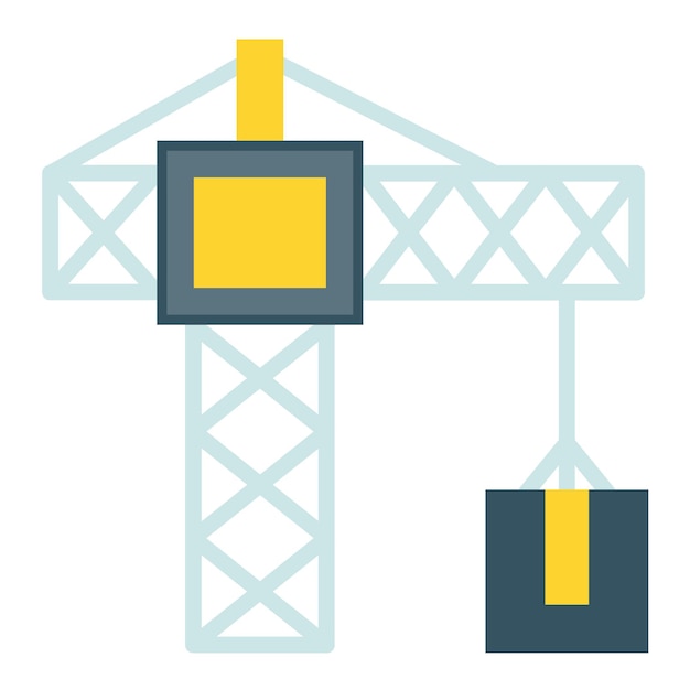 Vector Design Crane Icon Style