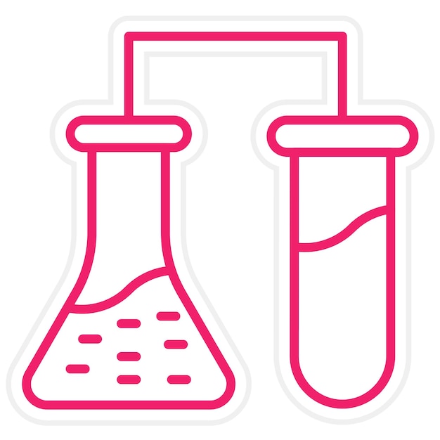 Vector Design Creatieve Lab Icon Stijl