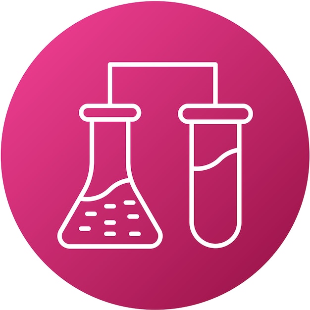 Vector Design Creatieve Lab Icon Stijl