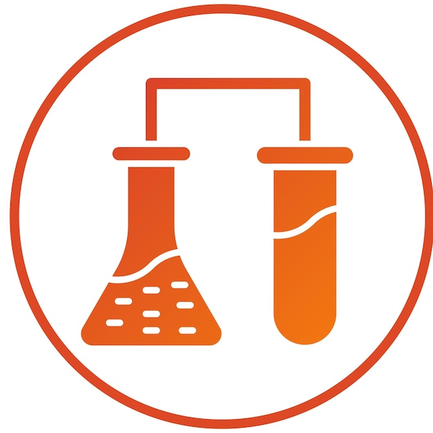 Vector Design Creatieve Lab Icon Stijl