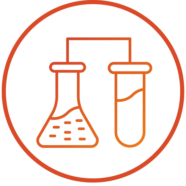 Vector Design Creatieve Lab Icon Stijl