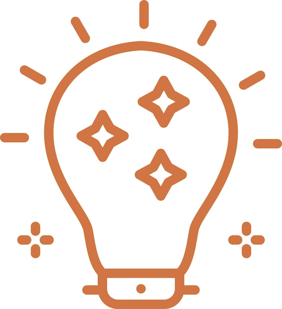Vector Design Creatieve Spark Icon Stijl