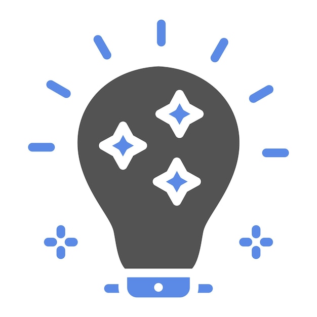 Vector Design Creatieve Spark Icon Stijl