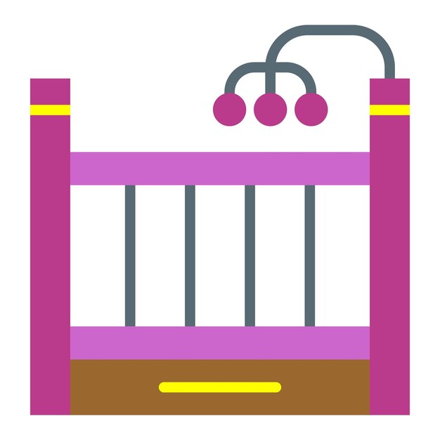 Vector vector design crib icon style