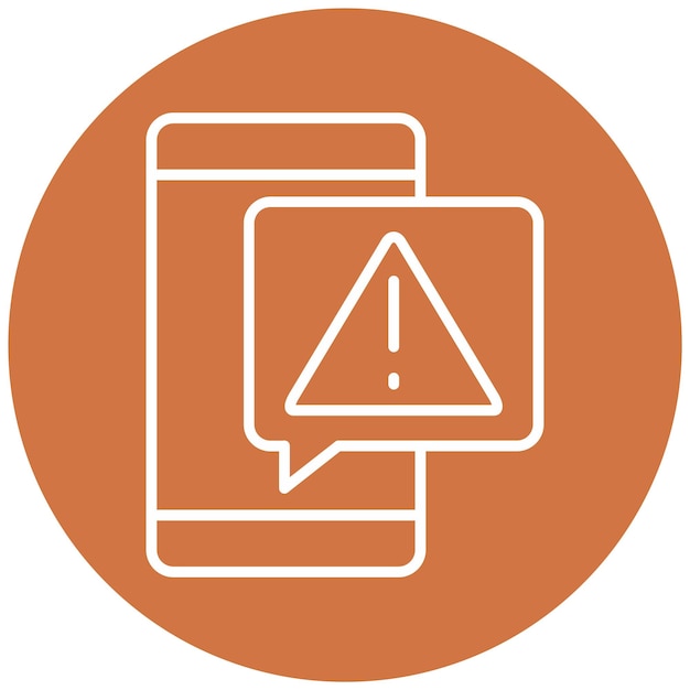 Vector Design Critical Error Icon Style