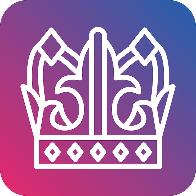 Vector Design Crown Icon Style