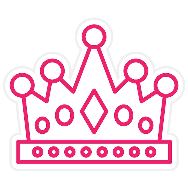 Vector vector design crown icon style