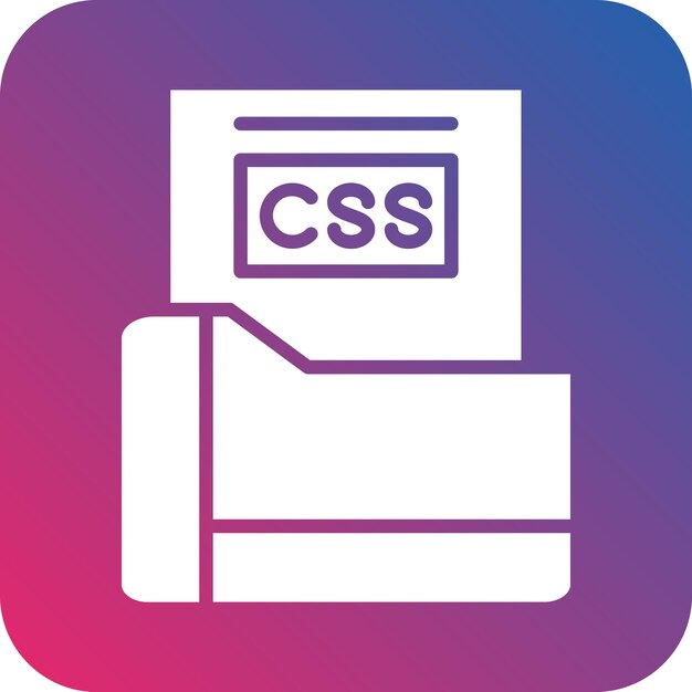 Векторный дизайн файла Css Стиль иконки