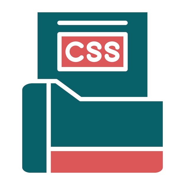 Вектор Векторный дизайн файла css стиль иконки