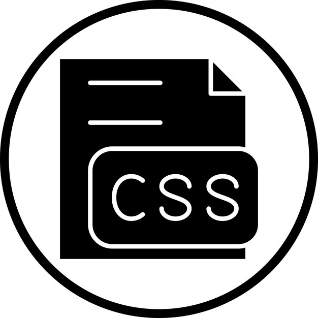 ベクトルデザイン CSS ファイル アイコン スタイル