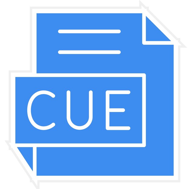 Векторный дизайн CUE Icon Style