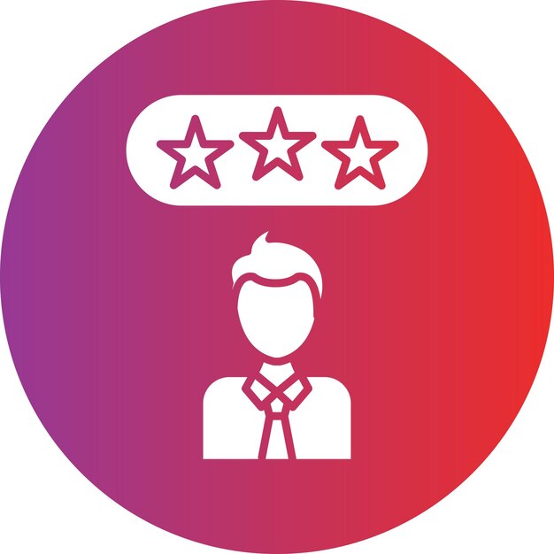 Vector Design Customer Review Icon Style