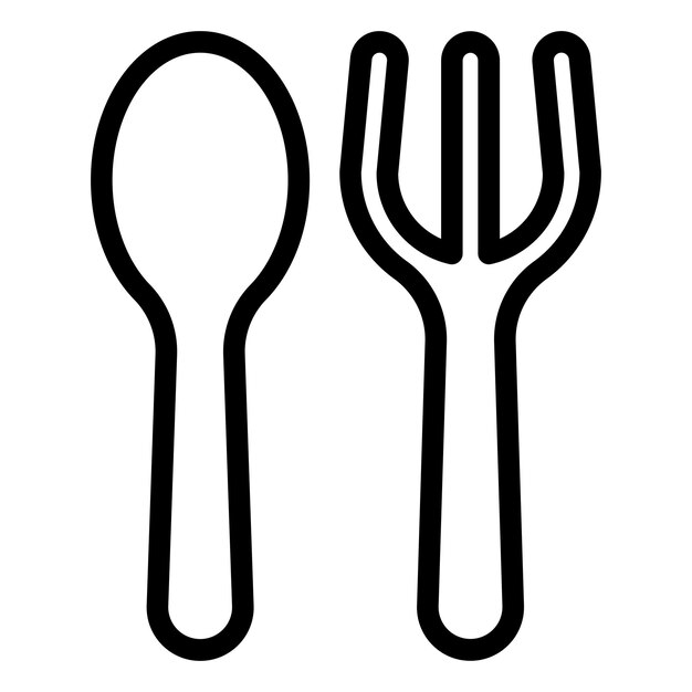 Vector vector design cutlery icon style