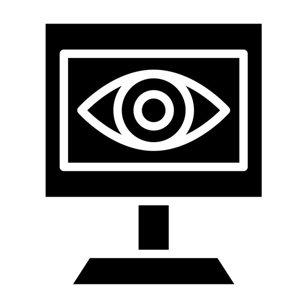 ベクトル デザイン サイバー イベント モニタリング アイコン スタイル