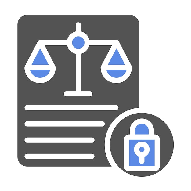 Vector Design Cyber Regulation Icon Style