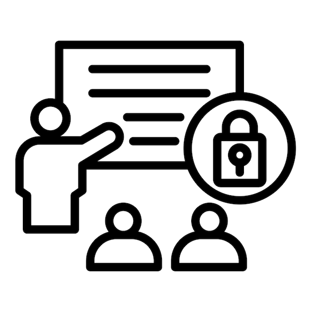 터 디자인 사이버 교육 프로그램 아이콘 스타일