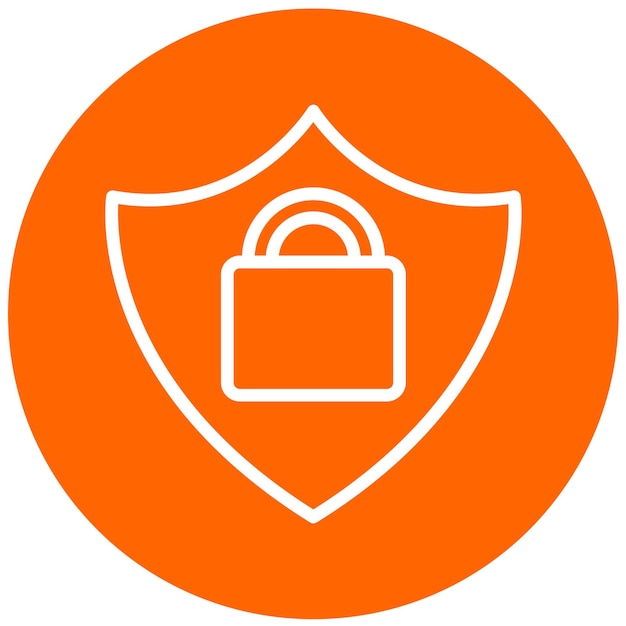 Vector vector design cybersecurity icon style