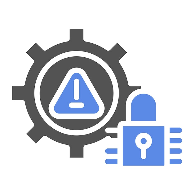 Vector Design Cybersecurity Incident Icon Style