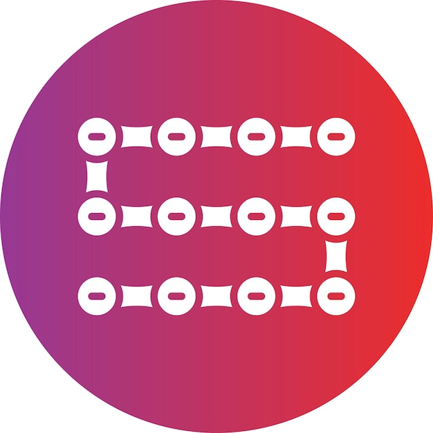 Vector Design Cycle Chain Icon Style