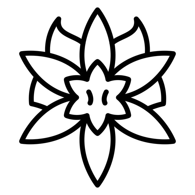 Vector design daffodil icon style