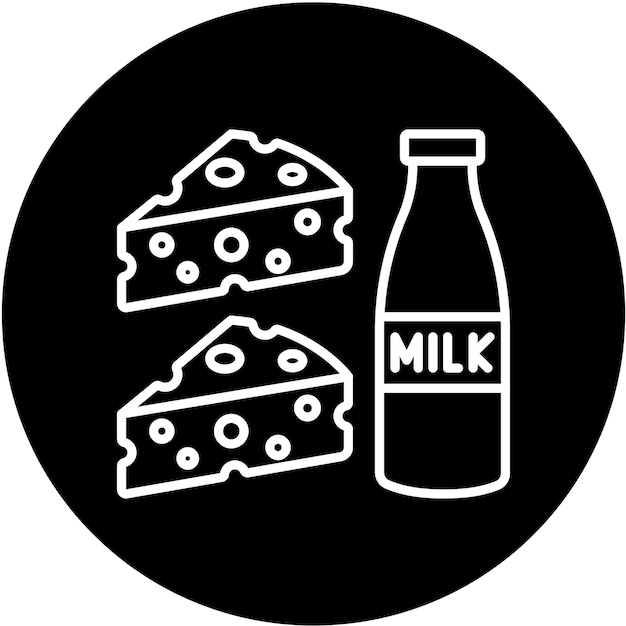 Vector vector design dairy icon style