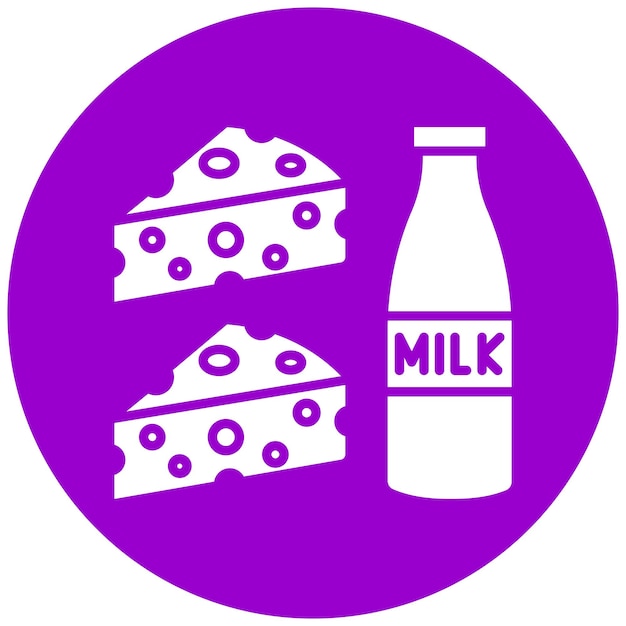 Vector vector design dairy icon style